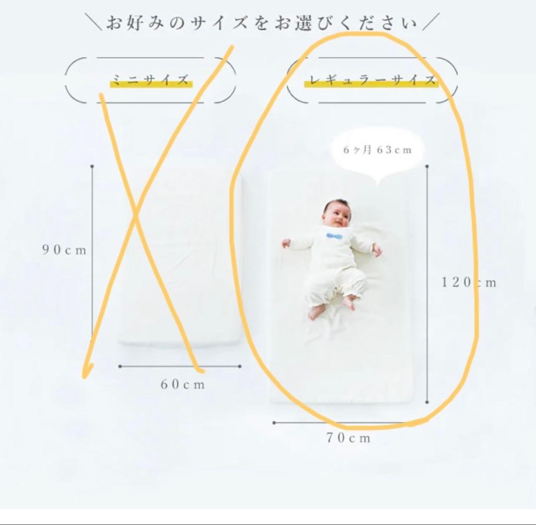 サンデシカ　ベビー布団　レギュラーサイズ　セット