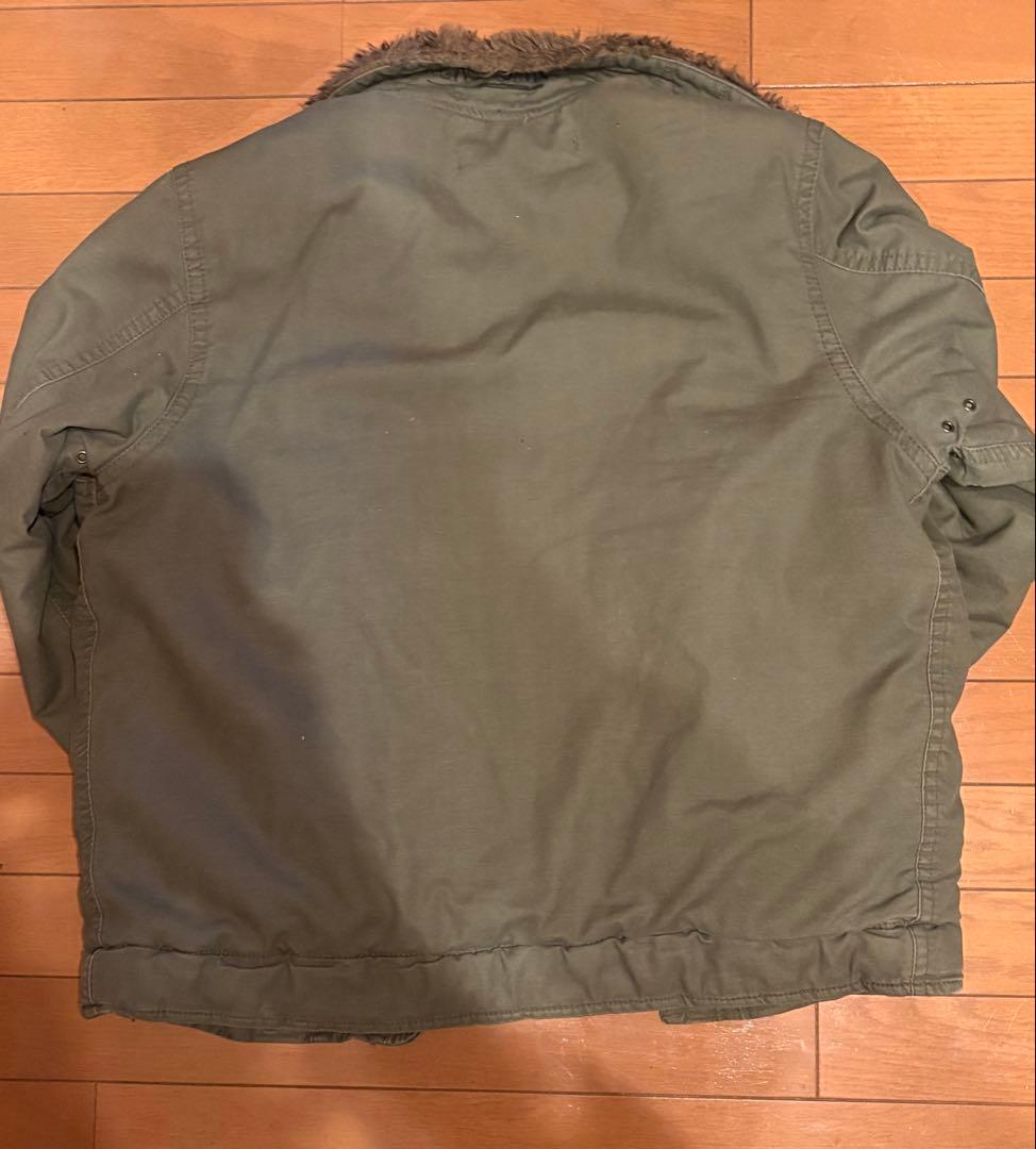 希少　アバクロEZRA FITCH ヴィンテージミリタリーファージャケット L