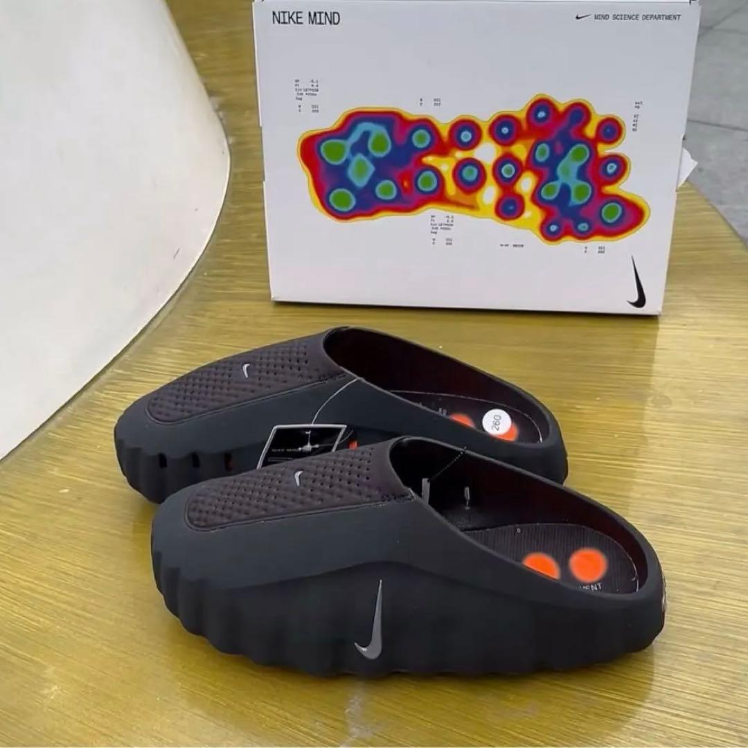 靴 Nike Mind 001 Mules Black 29cm