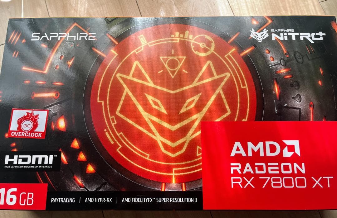 グラフィックボード・グラボ・ビデオカード Sapphire Nitro+ Radeon RX 7800 XT 16GB