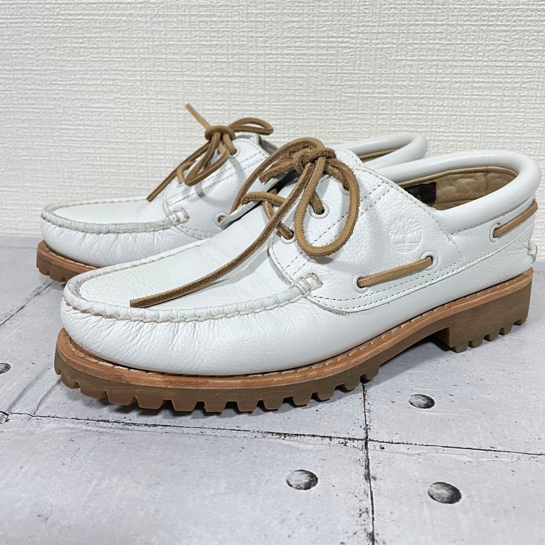 靴 Timberland 3EYE CLASSIC LUG WHITE 27.5cm