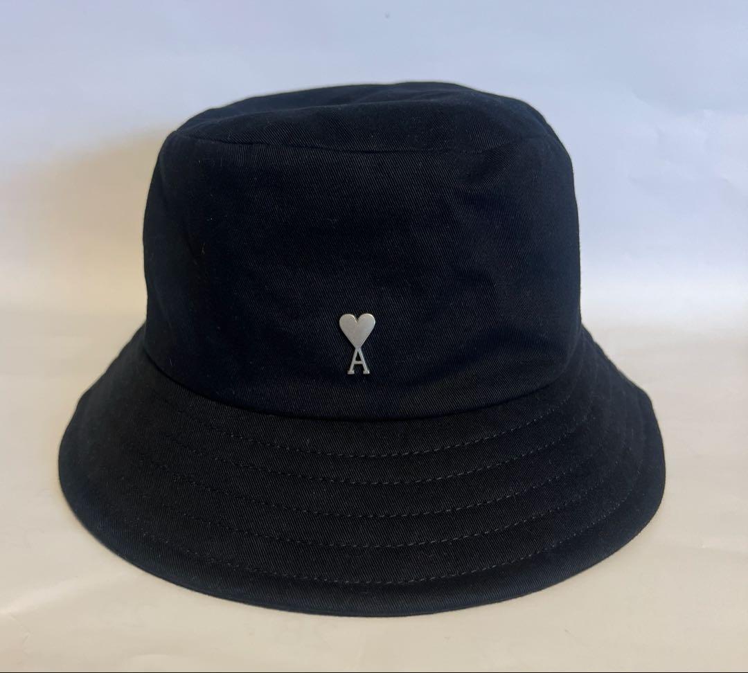 ami ブラック バケットハット M