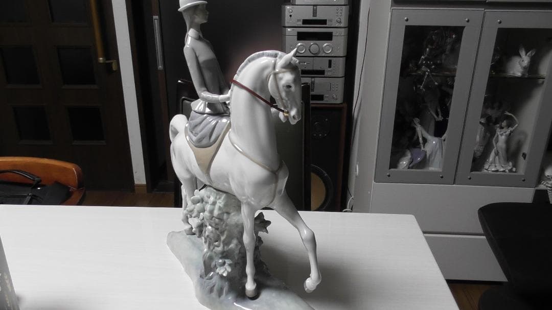 メルポン　LLADRO　リヤドロ　【白い馬の少女】１２　リアドロ　L479