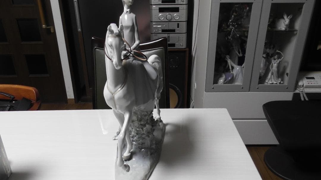 メルポン　LLADRO　リヤドロ　【白い馬の少女】１２　リアドロ　L479