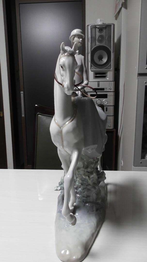 メルポン　LLADRO　リヤドロ　【白い馬の少女】１２　リアドロ　L479