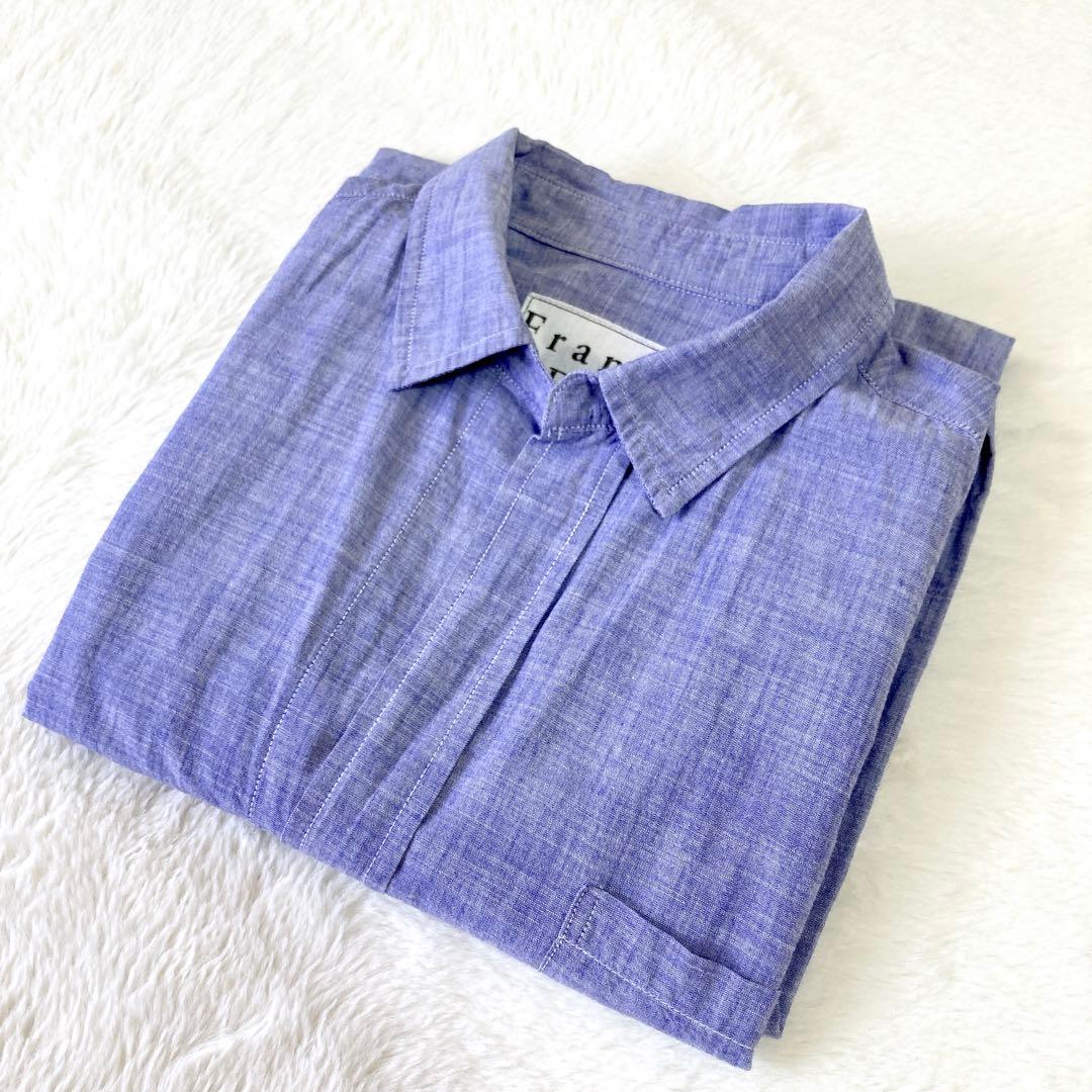 ✨美品✨フランク&アイリーン BARRY スキッパーシャンブレーシャツ USA