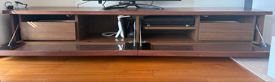 【ウォールナット材】テレビ台/テレビボード 210cm