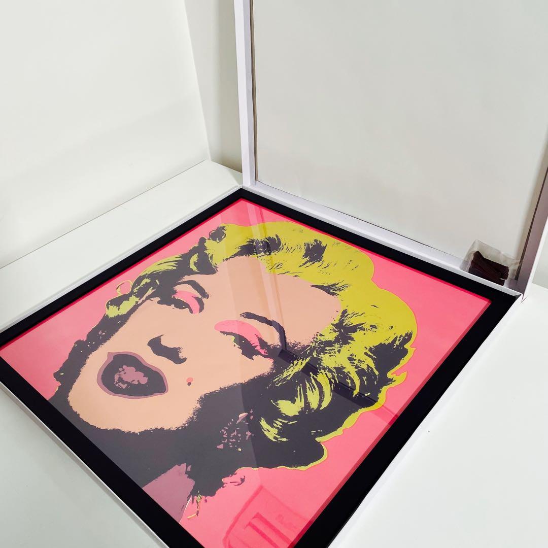 【額付50cm×50cmポスター】アンディ ウォーホル 「マリリンモンロー」①