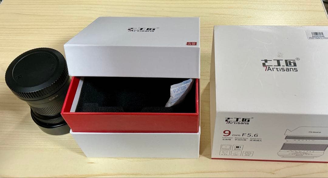 7Artisans 9mm F5.6 単焦点レンズ RF マウントフルサイズ対応