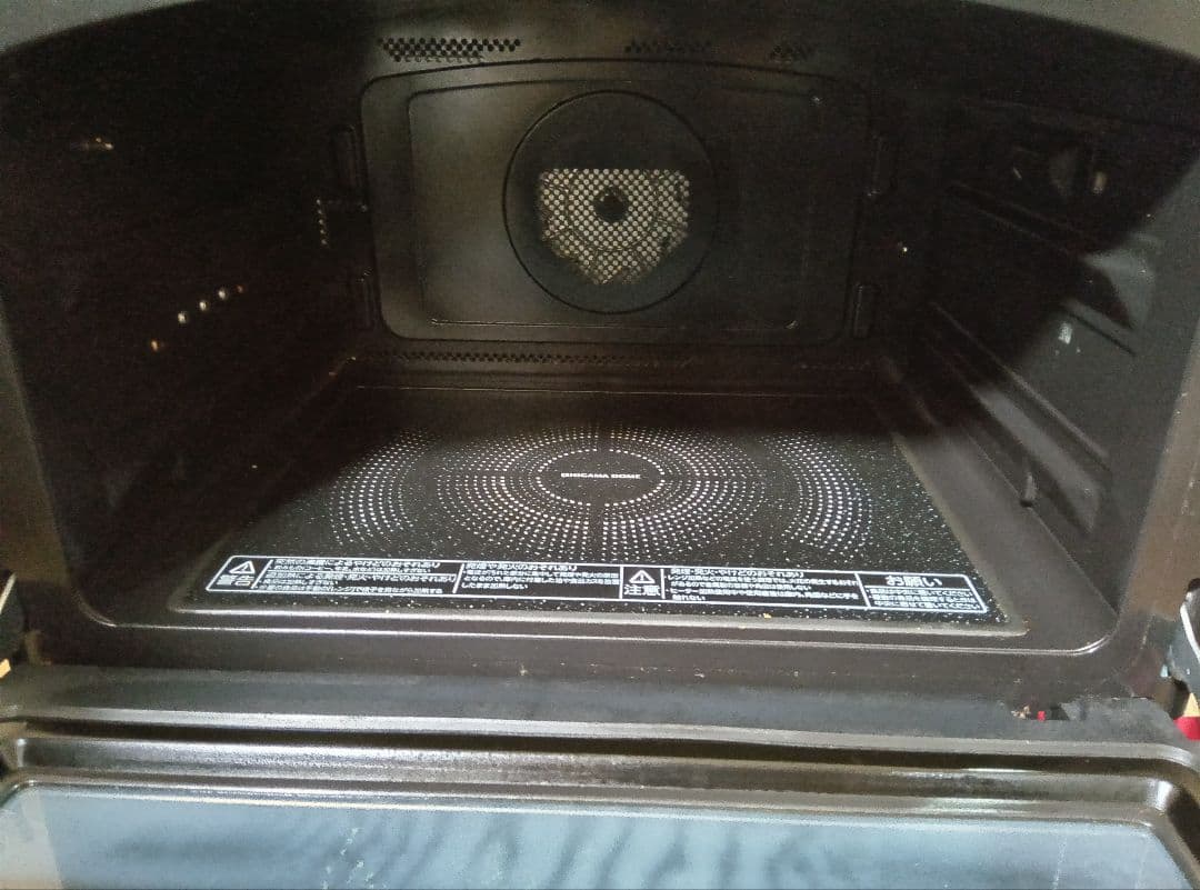 ジャンク品 東芝 過熱水蒸気オーブンレンジ 石窯ドーム ER-SD3000 黒赤