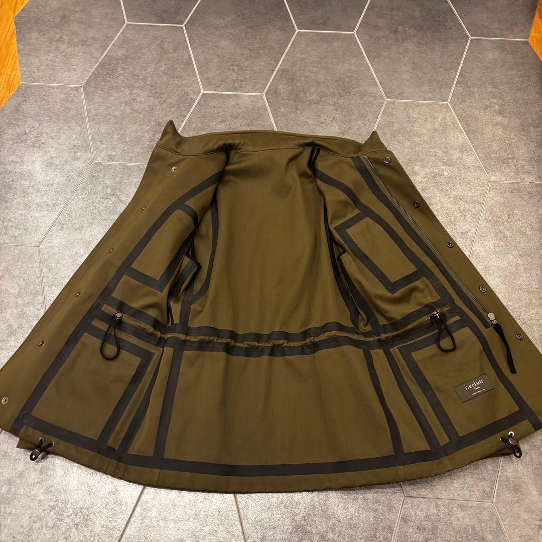 ベルルッティ　フィールドジャケット　アウター　レザートリム　44