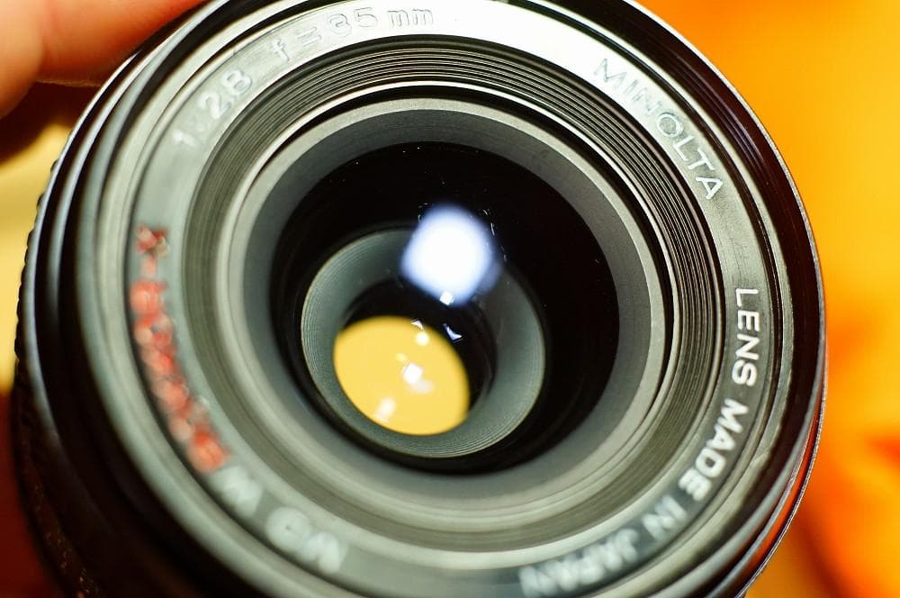 MINOLTA MD W.ROKKOR-X 35mm f/2.8レンズ
