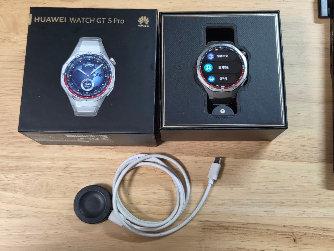 HUAWEI WATCH GT 5 Pro　チタニウム