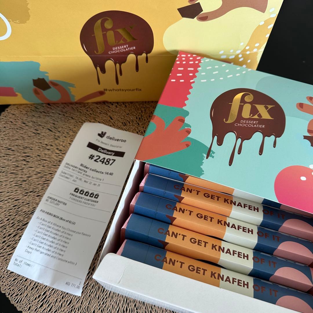 Fix Dessert Chocolatier 6枚Box　1/22製造　袋付き