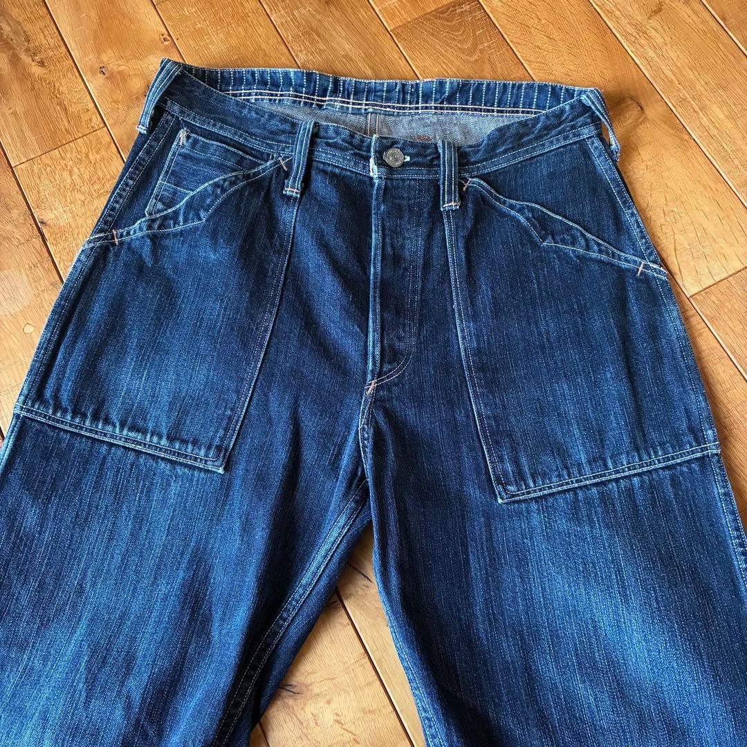 Bootleggers デニムパンツ 32×34 中古 ブートレガーズ バックル