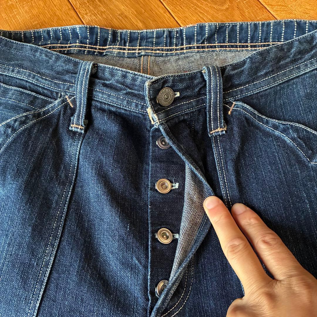 Bootleggers デニムパンツ 32×34 中古 ブートレガーズ バックル