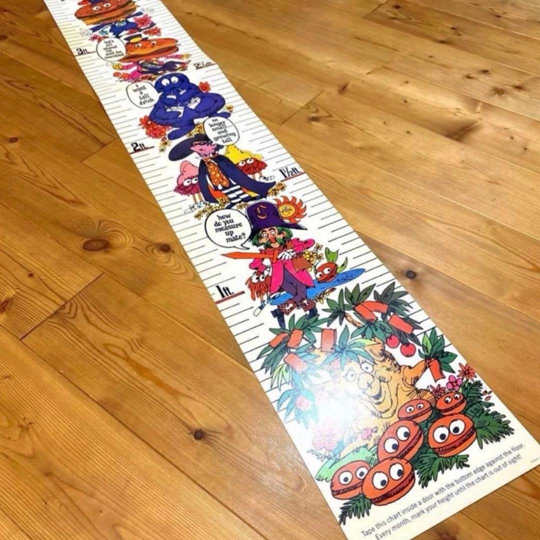 71年　マクドナルドランド　ポスター　GrowthChart イービルグリマス