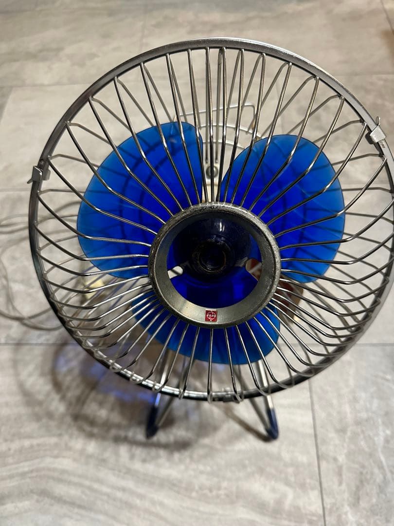 ナショナル　新品タグ付き　扇風機　20cmペットファン 昭和レトロ希少ビンテージ
