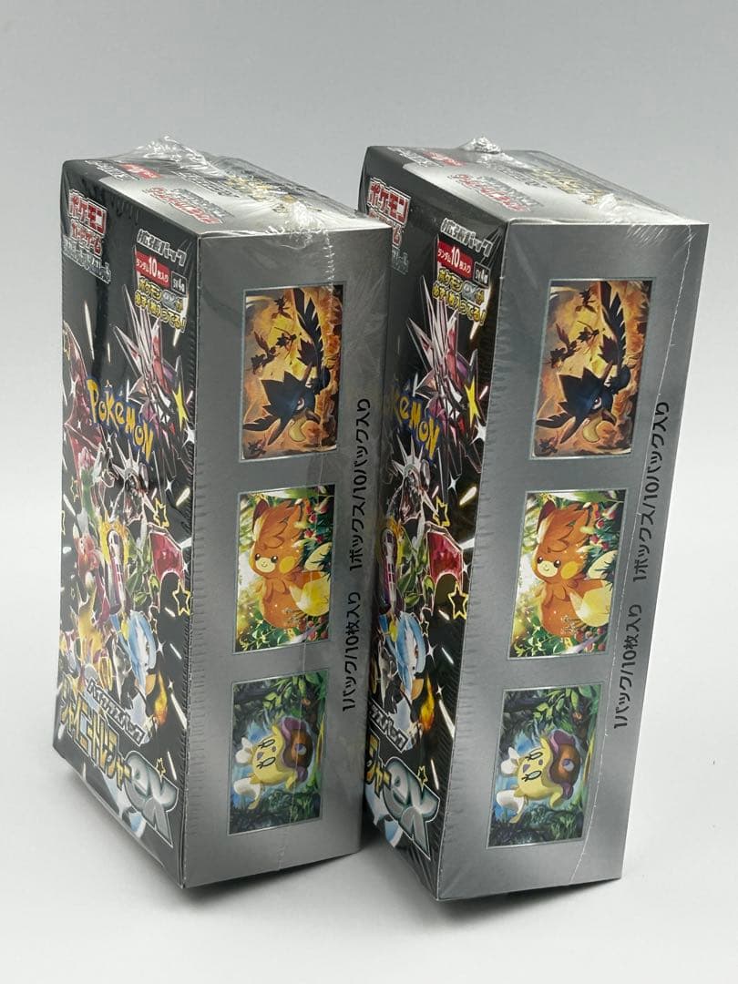 2箱　ポケセン産【未開封 シュリンク付】シャイニートレジャーex 拡張パック
