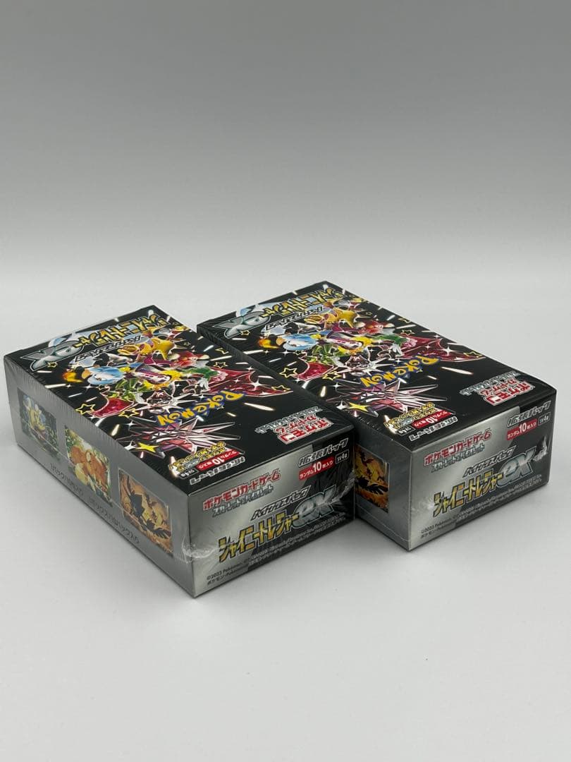 2箱　ポケセン産【未開封 シュリンク付】シャイニートレジャーex 拡張パック