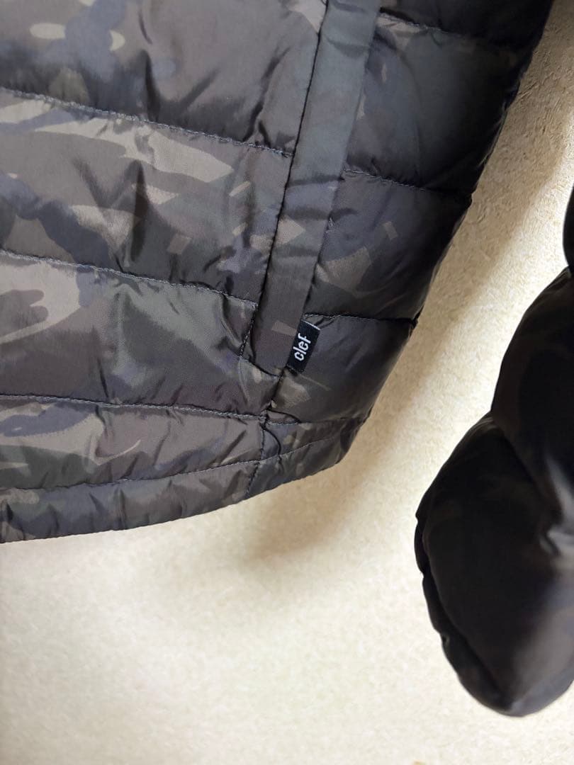 NANGA × CLEF限定コラボ ダウンカーディガン カモフラ メンズS