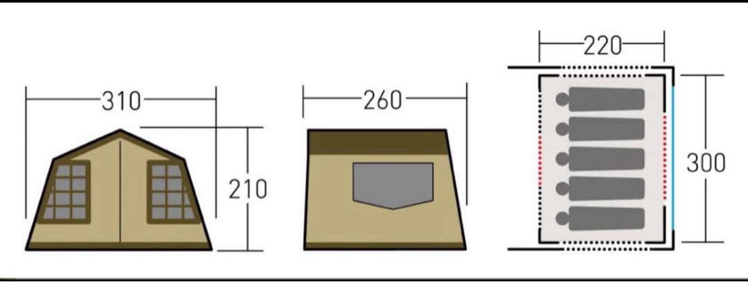 Ogawa オーナーロッジ タイプ52Rテントguilty 1125さん専用