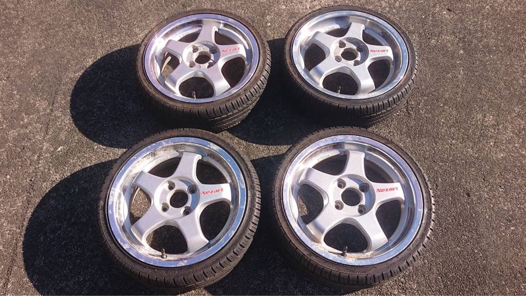 work NEZERT 15インチ アルミホイールタイヤセット マイスター系？