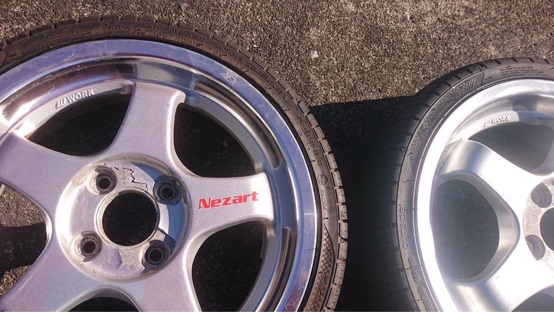 work NEZERT 15インチ アルミホイールタイヤセット マイスター系？