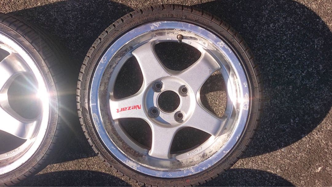work NEZERT 15インチ アルミホイールタイヤセット マイスター系？