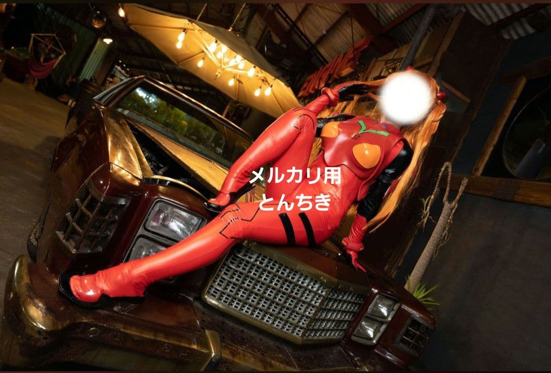 エヴァンゲリオン プラグスーツ アスカ コスプレ衣装セット 武器付