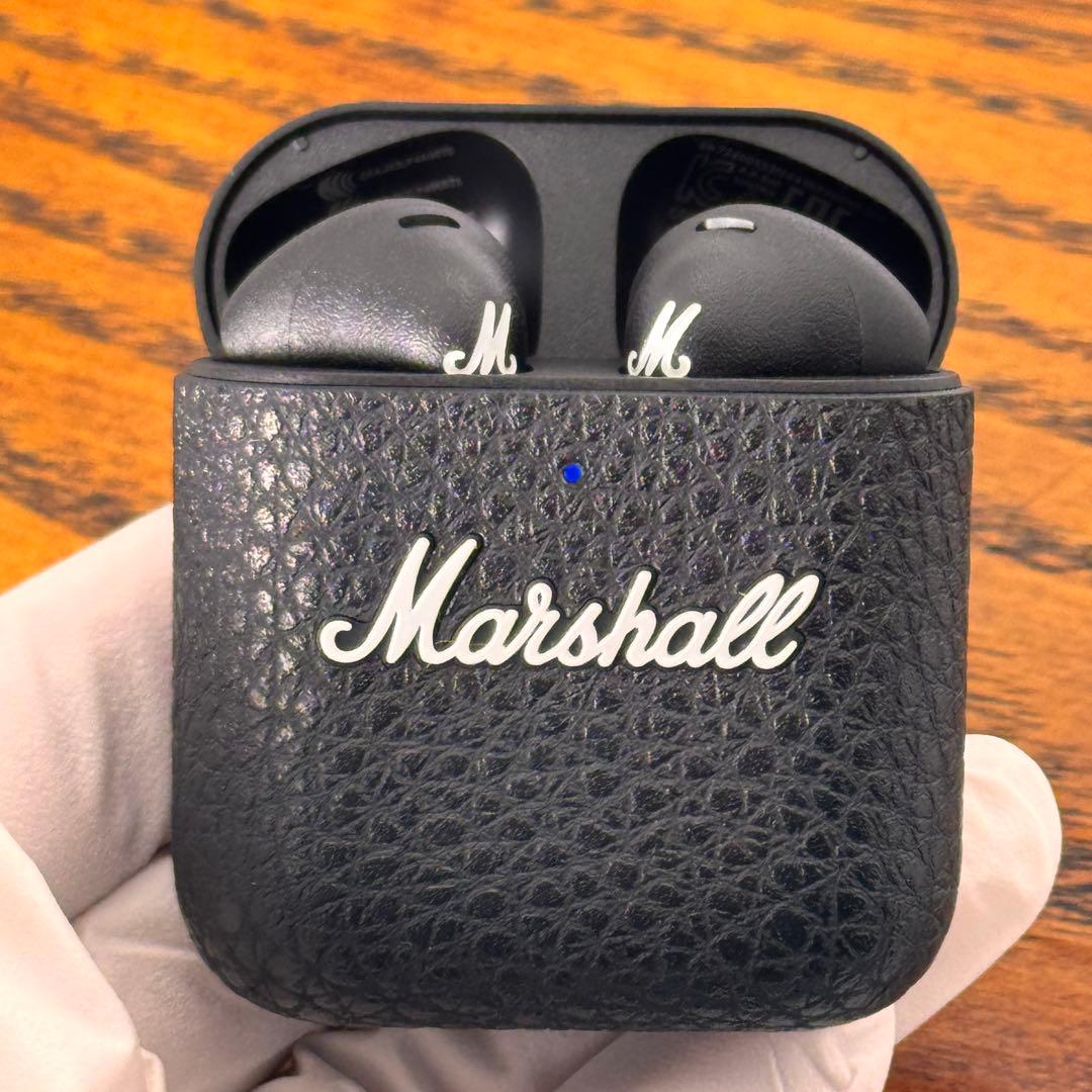 Marshall MINOR IV 完全ワイヤレスイヤホン ブラック【美品】