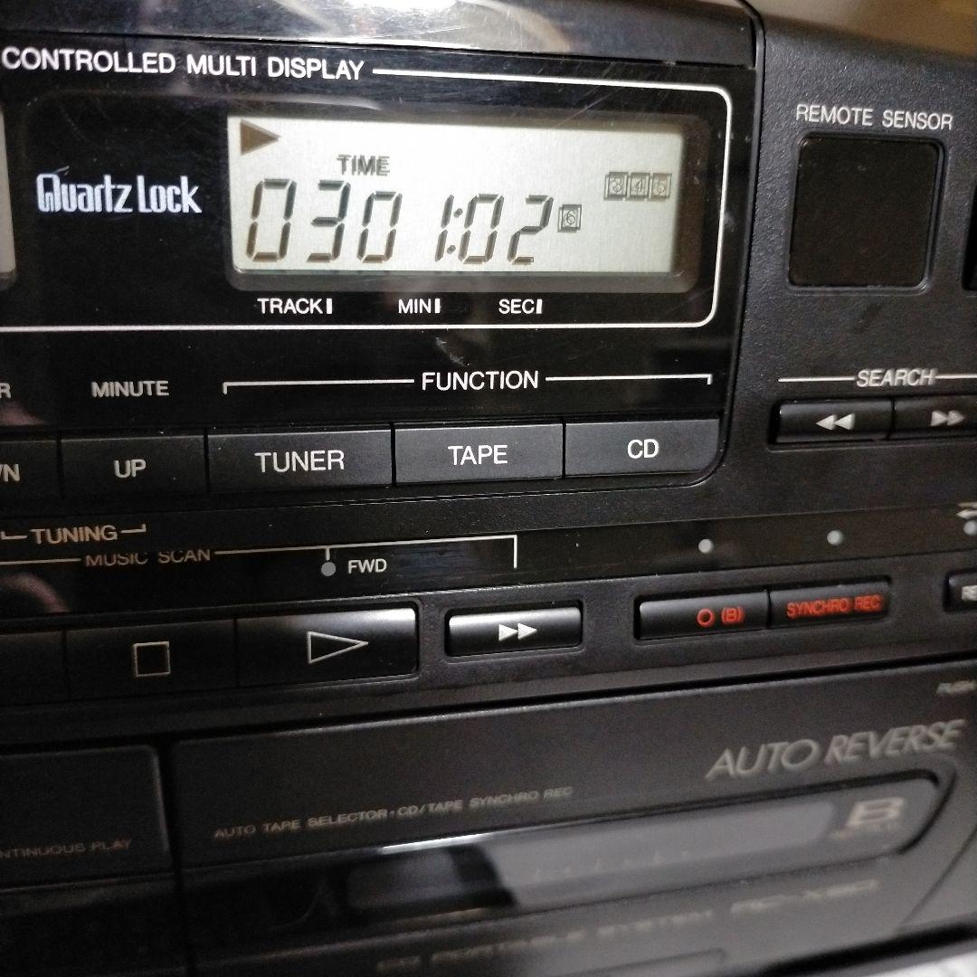 ビクターRCX80CD重低音ラジカセリモコン付き