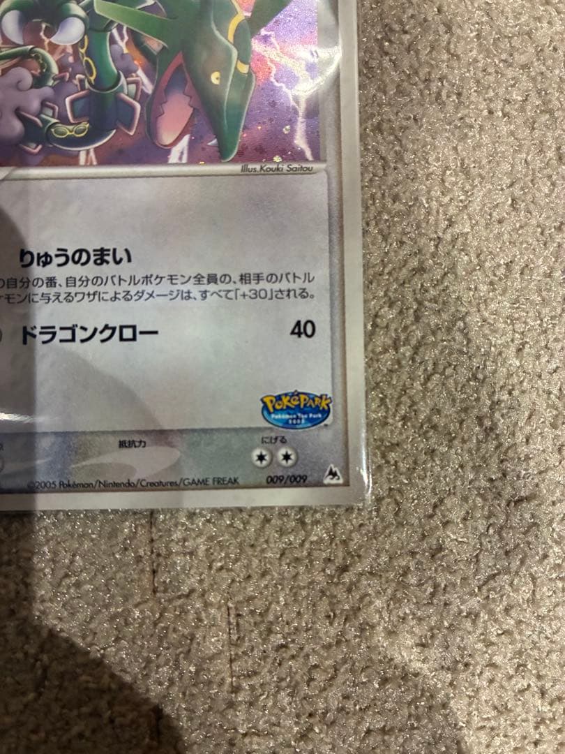 レックウザ ポケパークプレミアムファイル 009/009