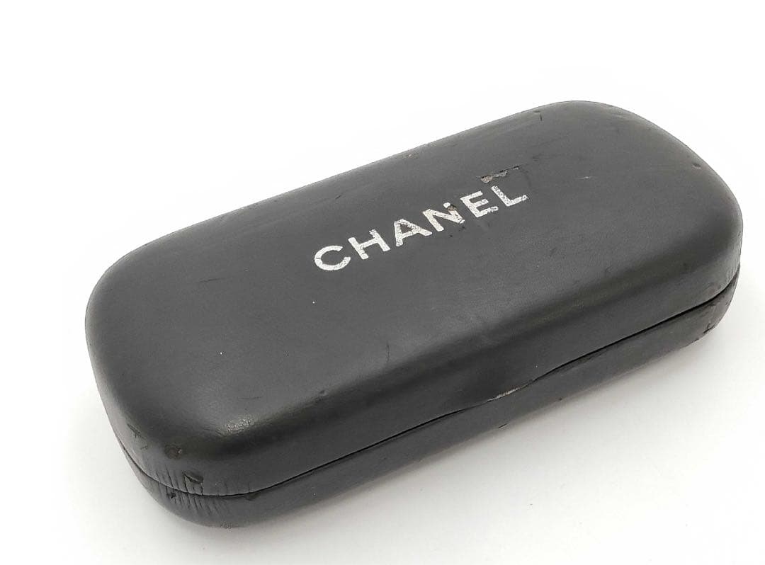 CHANEL ココマーク サングラス 黒×金 グレーレンズ ケース付 94305