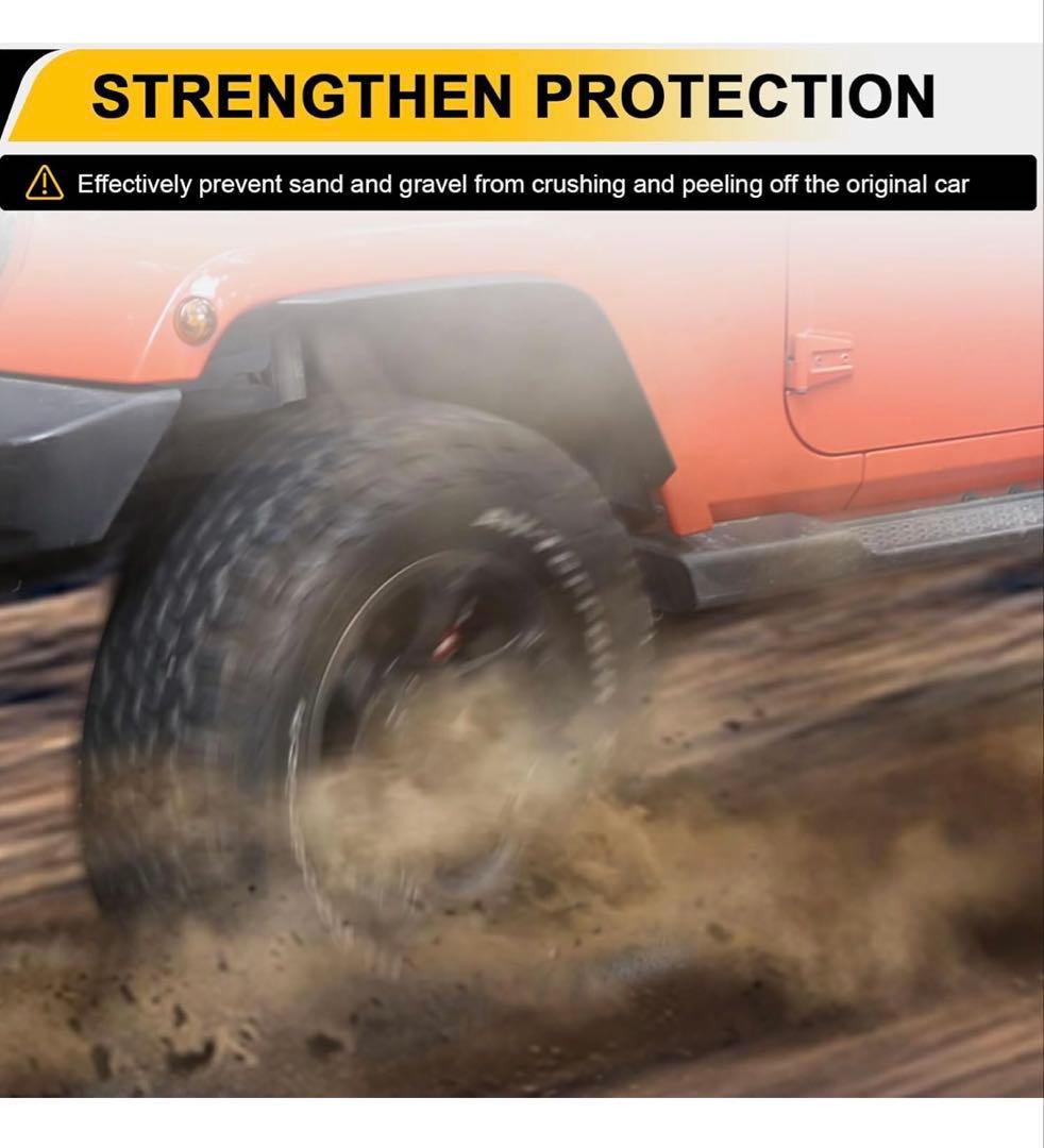 フロント&リアフェンダーフレア 2007-Jeep Wranglerラングラー