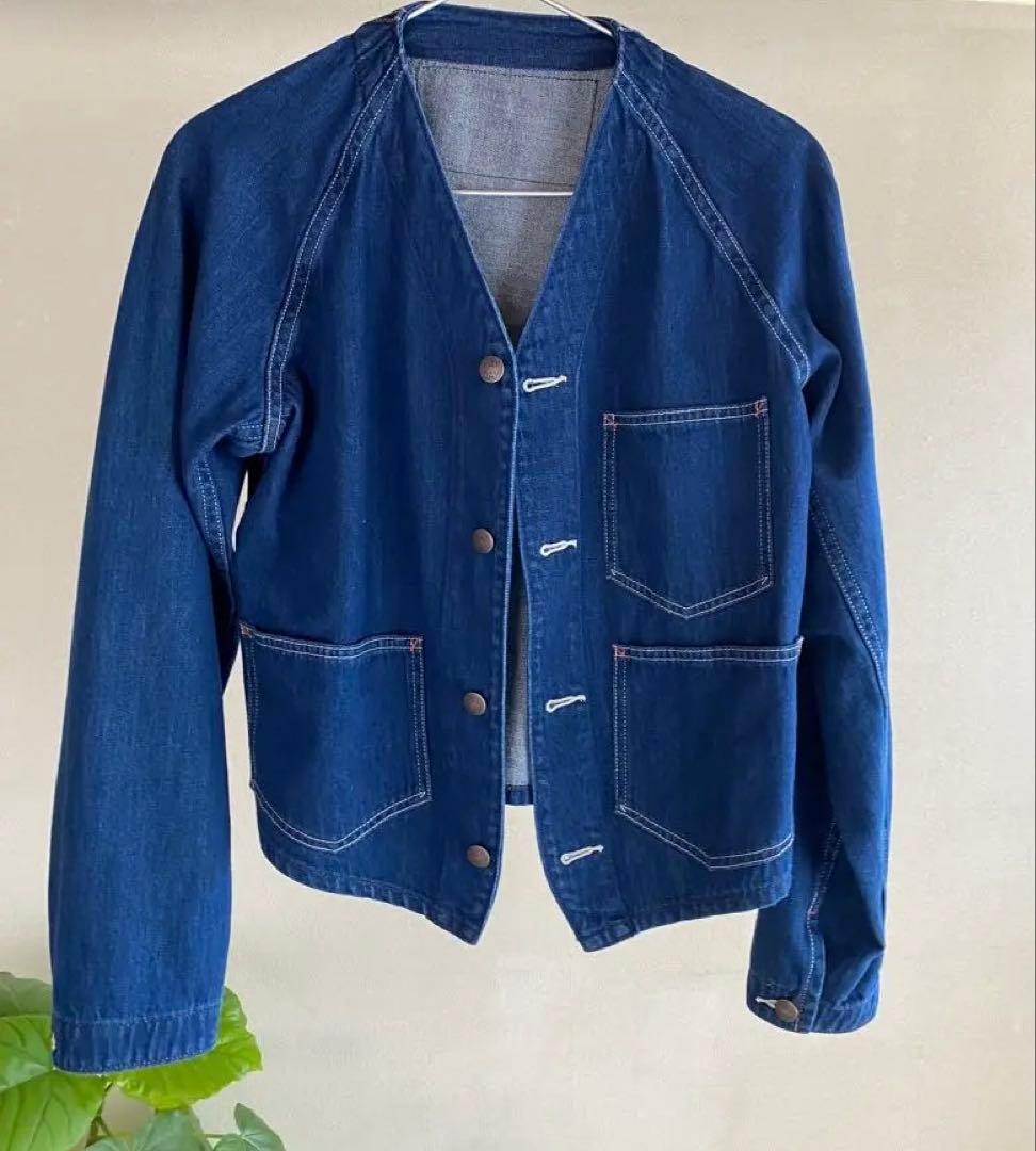 -6roku-新品未使用⭐︎ノーカラーデニム