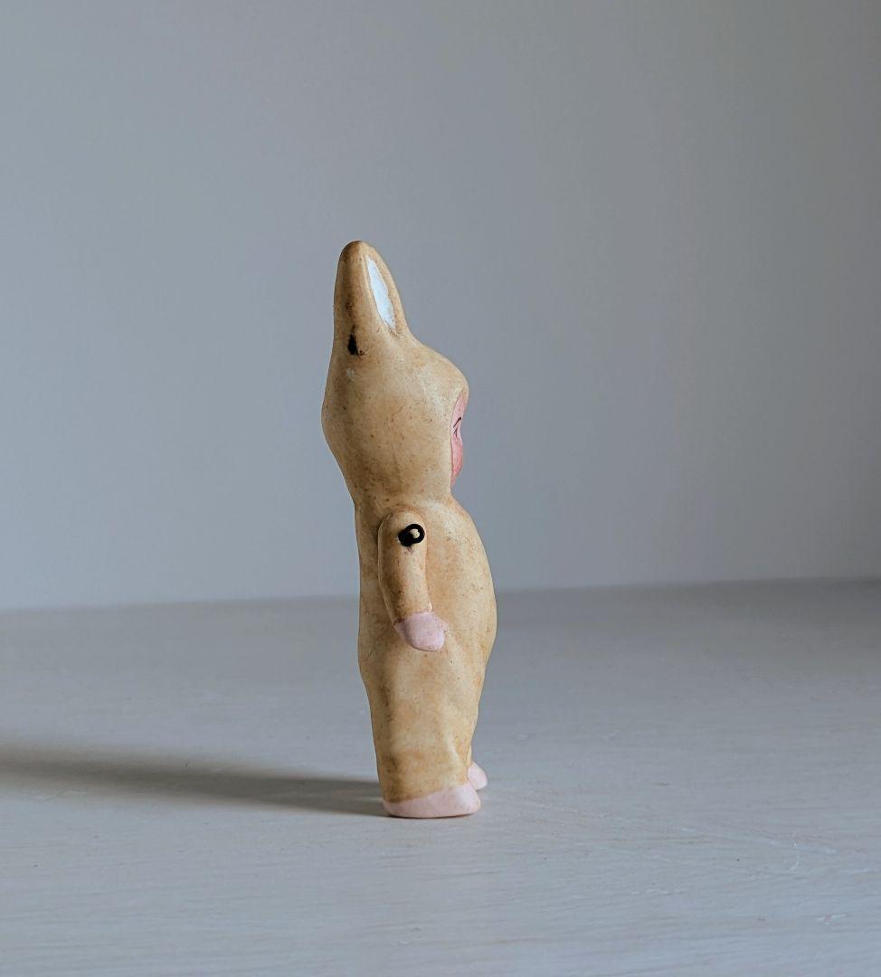 ドイツ　アンティーク　ドール　イースターバニー