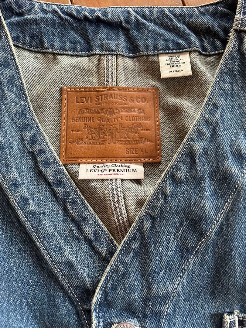 別注LEVI’Sリーバイス　デニムジャケットエンジニアカーディガン