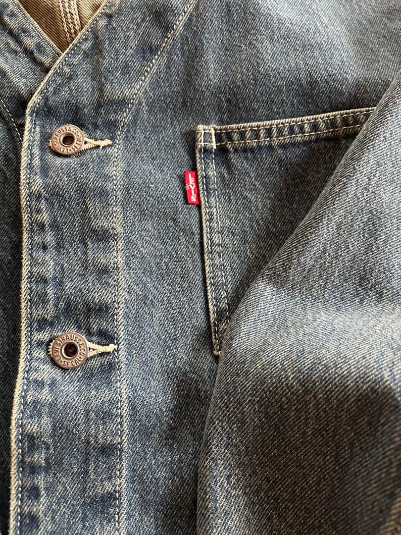 別注LEVI’Sリーバイス　デニムジャケットエンジニアカーディガン