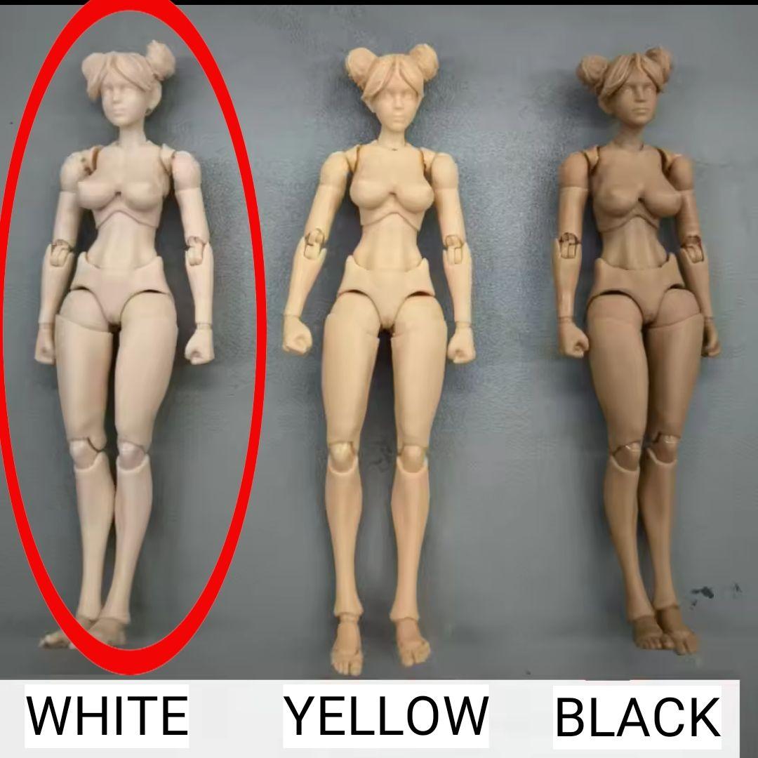 ROMANKEY COWL 1/12 girl body　WHITE 素体