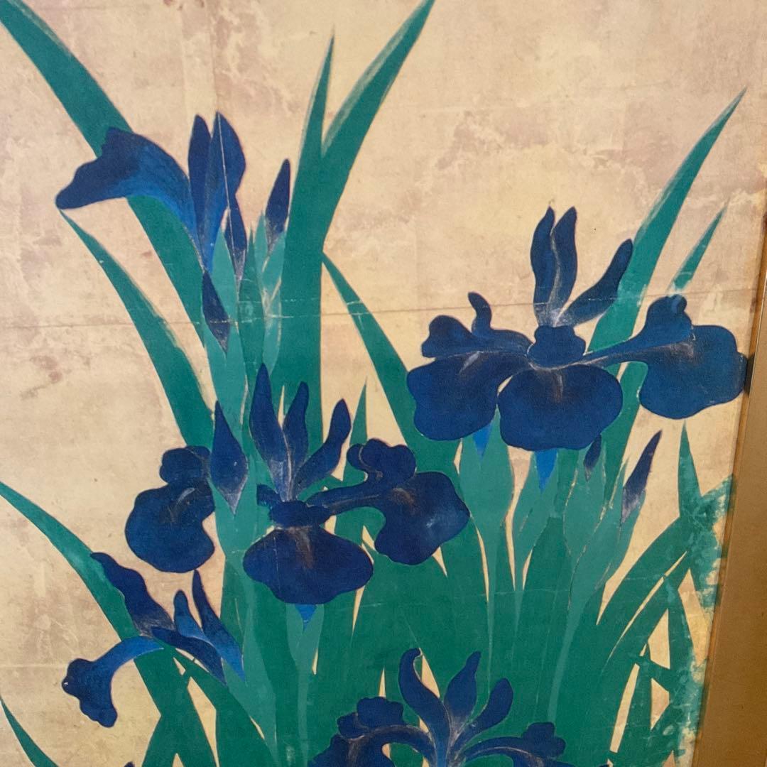 S*a様 尾形光琳 燕子花図屏風 アートフレーム　インテリア　99 メトロポリタ