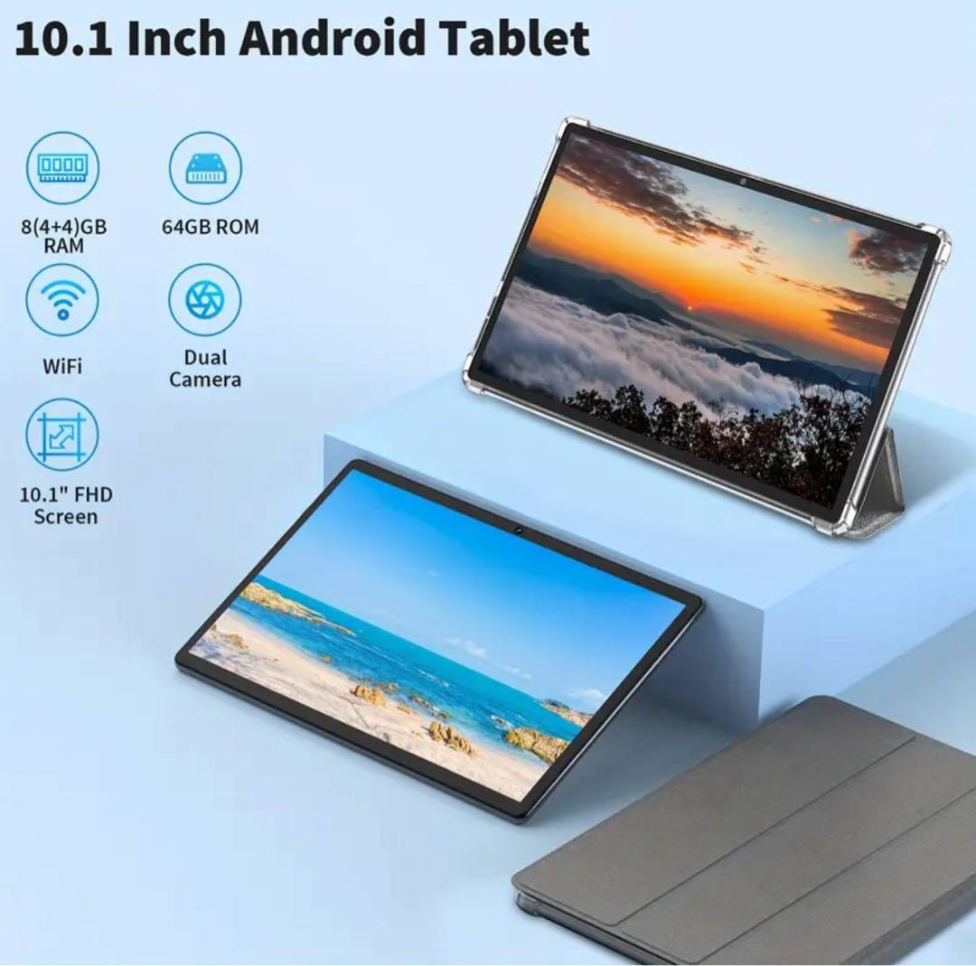 Android 14 10.1インチタブレット8GB RAM 64GB新品未使用