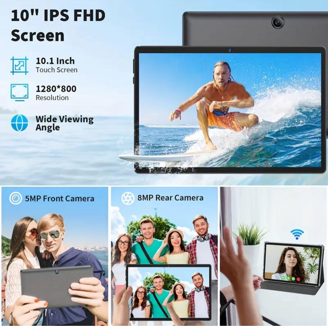 Android 14 10.1インチタブレット8GB RAM 64GB新品未使用