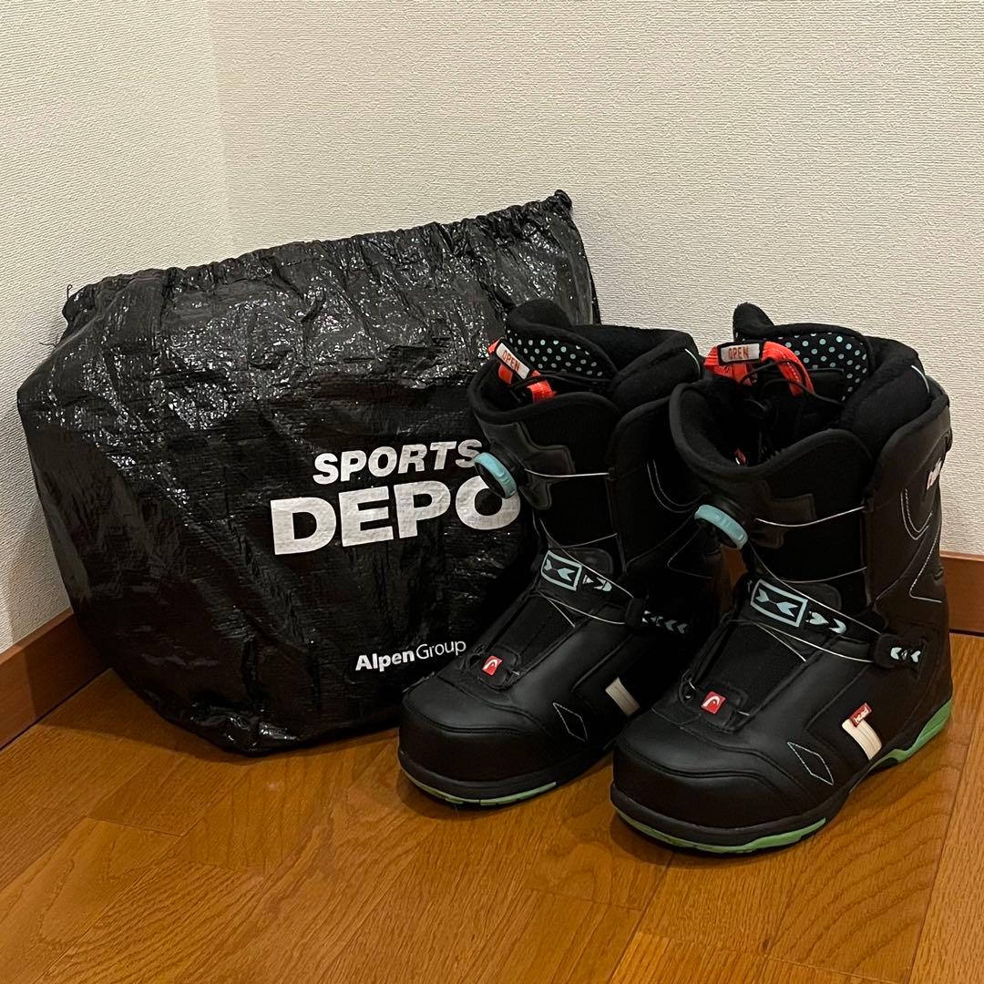 【匿名発送】レディース25cm HEAD BOAフィットシステム スノボブーツ