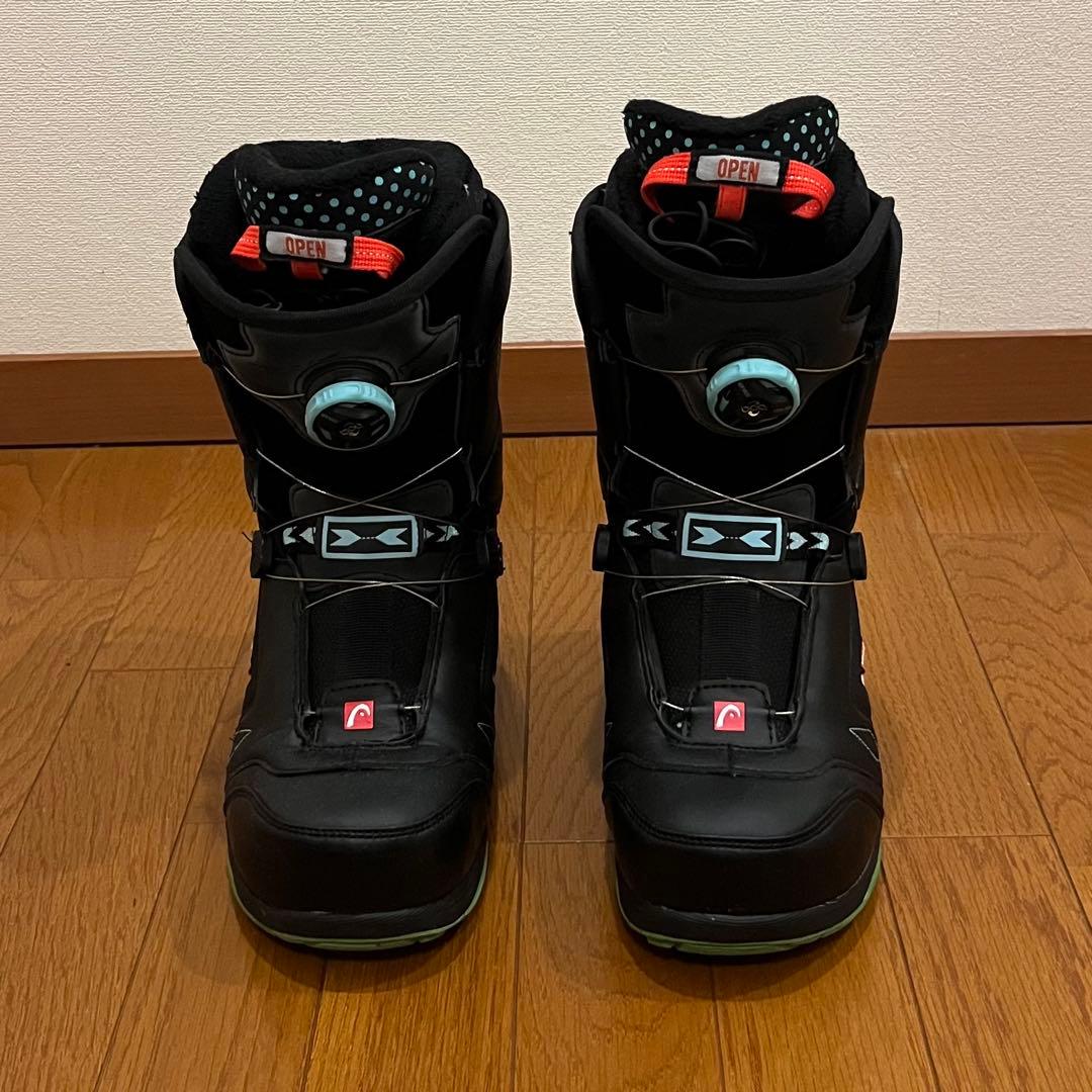 【匿名発送】レディース25cm HEAD BOAフィットシステム スノボブーツ