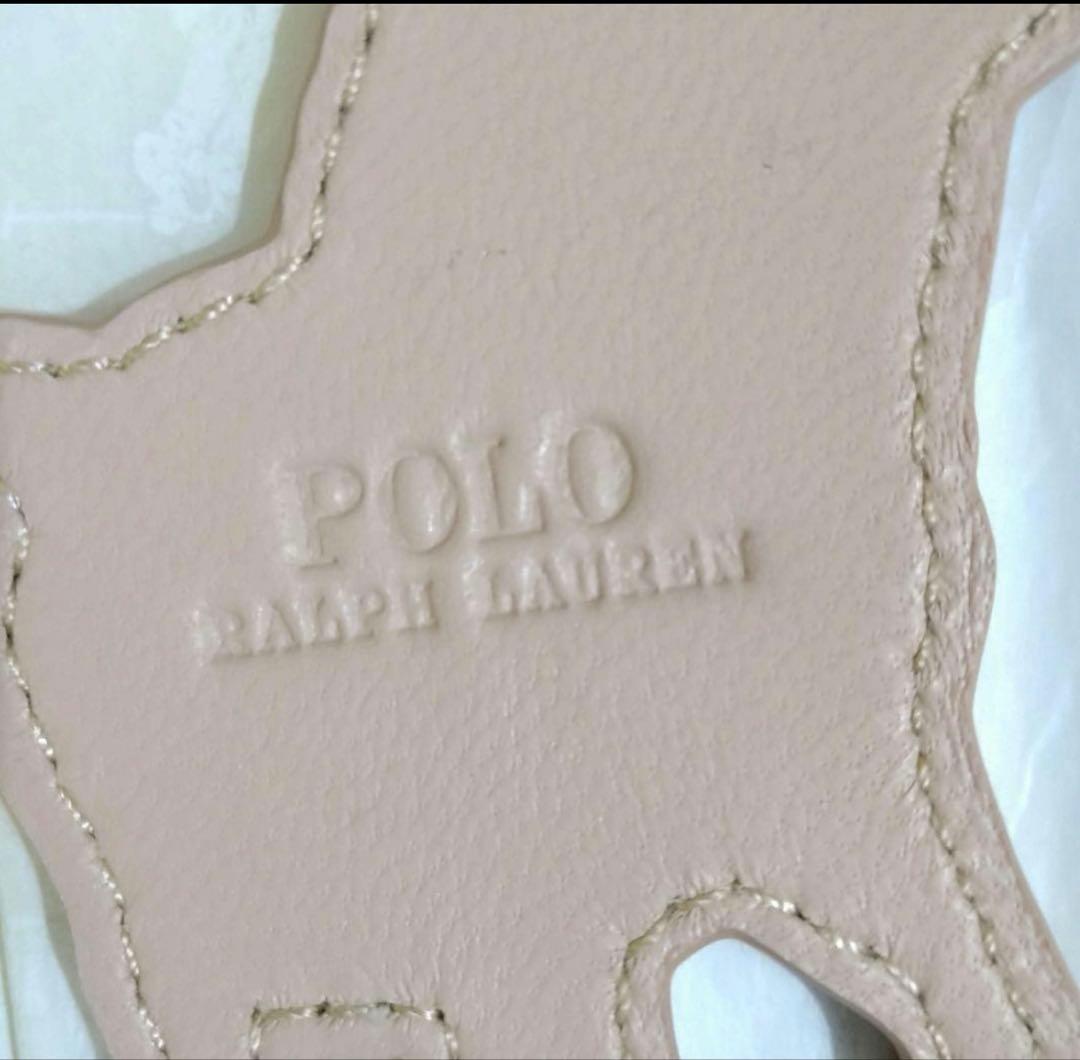 未使用　POLO RALPHLAUREN ビッグポニー レザーチャーム×2