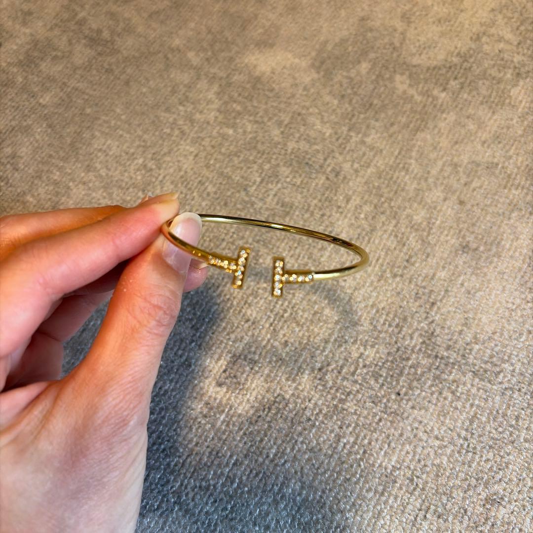 最終価格！ティファニーT ダイヤバングル