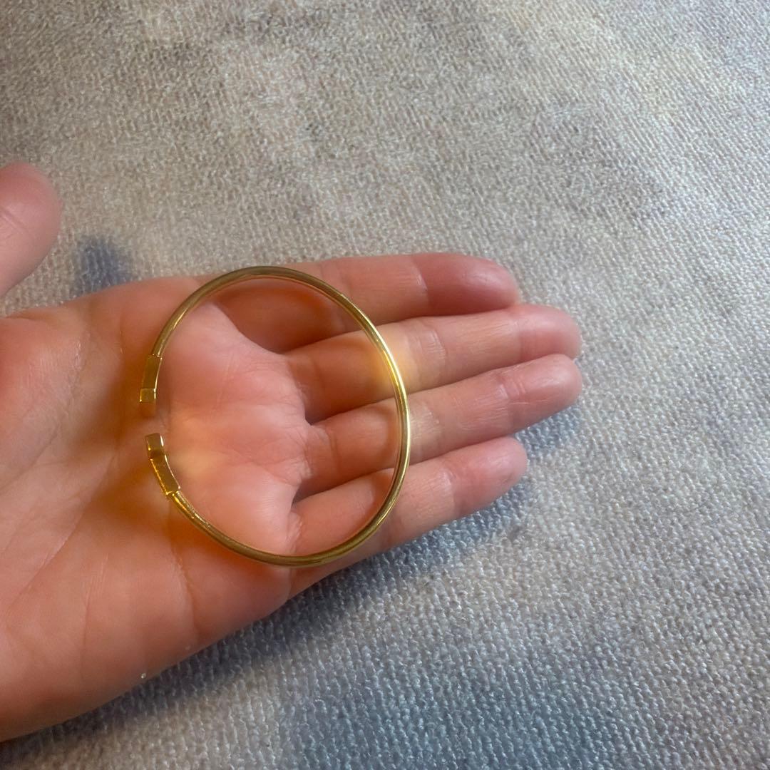 最終価格！ティファニーT ダイヤバングル