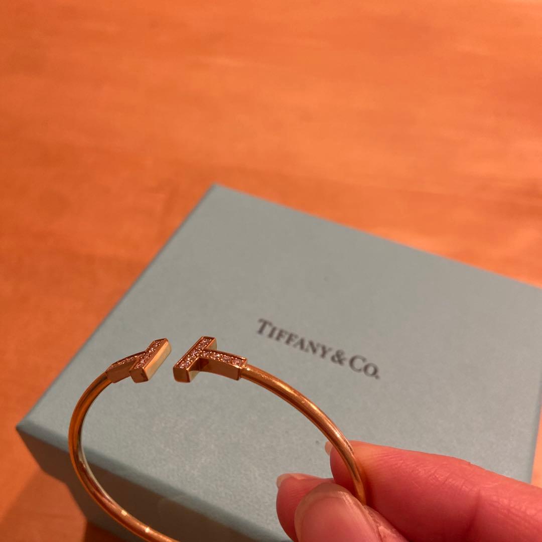 最終価格！ティファニーT ダイヤバングル