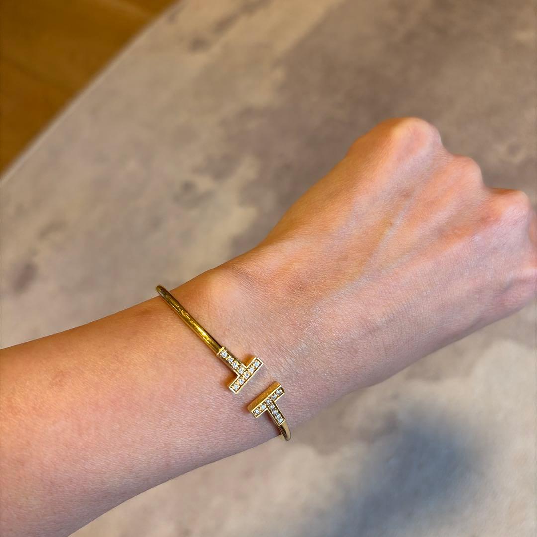 最終価格！ティファニーT ダイヤバングル